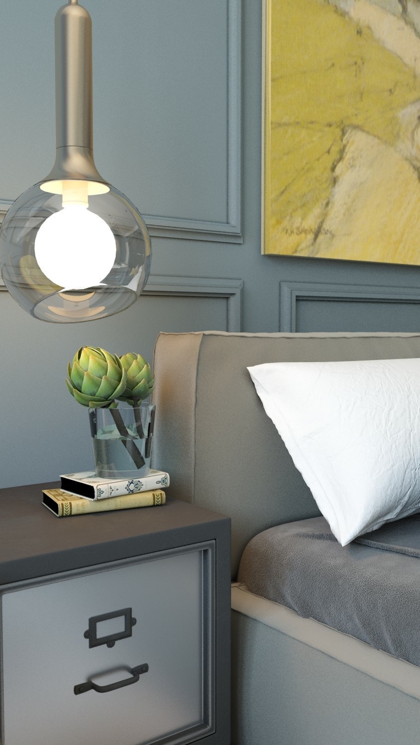 Wedo thiết kế nội thất phòng ngủ sáng tạo cho nhà đẹp với màu vàng tinh tế