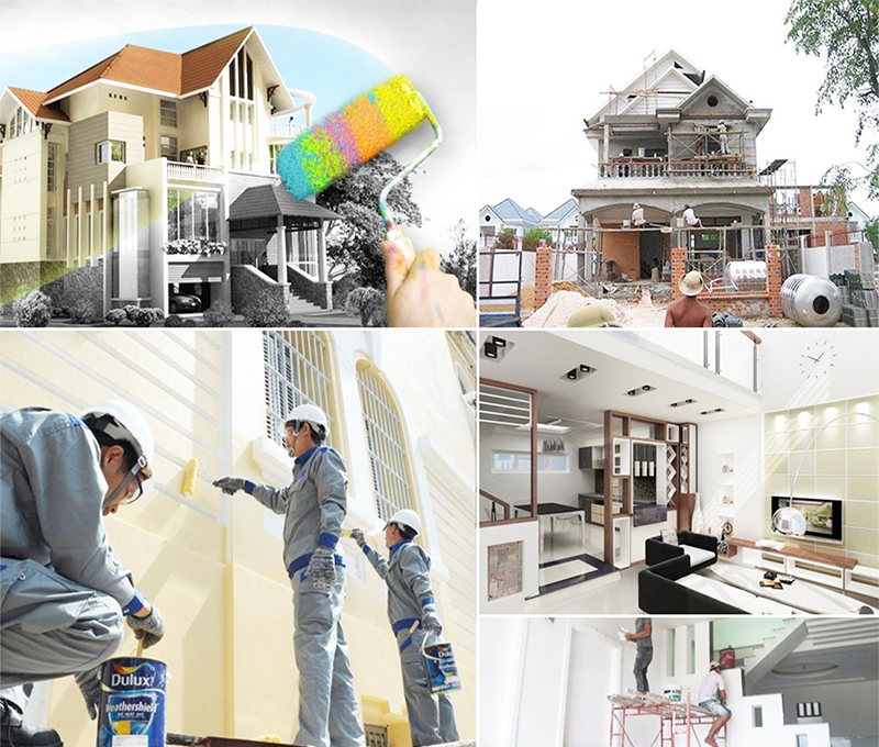 Dịch vụ sơn sửa nhà là một hình thức dịch vụ sửa chữa trọn gói