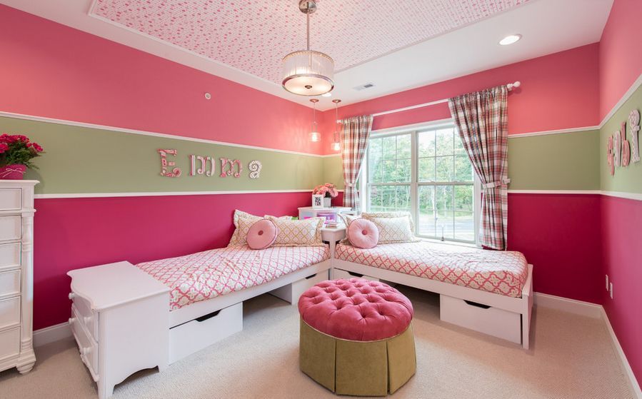 sơn màu hồng đẹp cho phòng ngủ