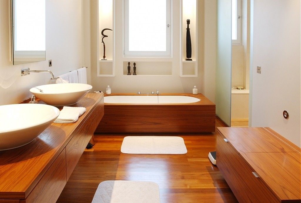 kinh nghiệm chọn sàn gỗ đẹp và bền cho phòng tắm