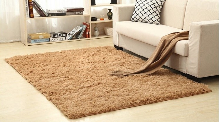 thảm lông trải sàn phòng khách